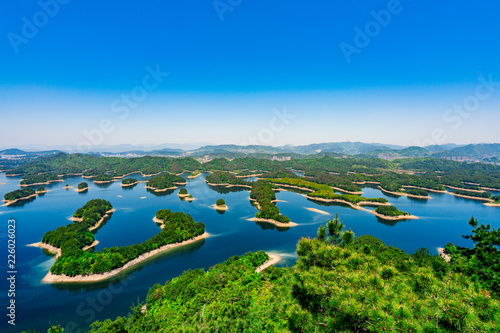 aerial view of Thousand Island Lake photo