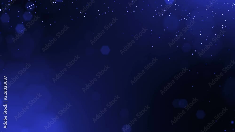 abstract looped dynamic garlands of luminous particles for decoration of Christmas and New Year's compositions. Abstract particle background with depth of field. Blue v4 abstract looped dynamic garlands of luminous particles for decoration of Christmas and New Year's compositions. Abstract particle background with depth of field. Blue v4