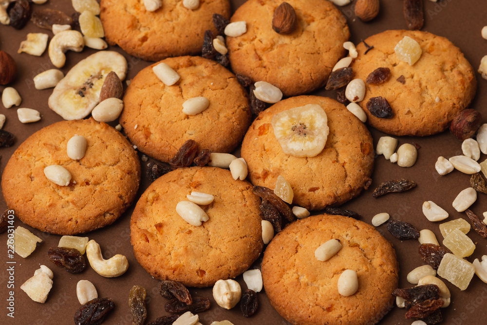 cookie with nuts cookie with nuts