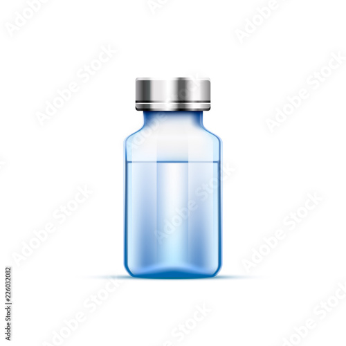 Medical ampoule, Objects on white background. Vector illustration