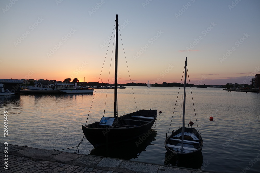 Fototapeta premium Abend bei Karlskrona, Schweden