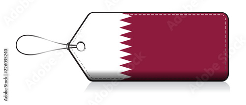 Flag of Qatar, Qatari flag label