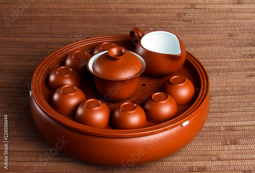 Tableau sur toile tea-set