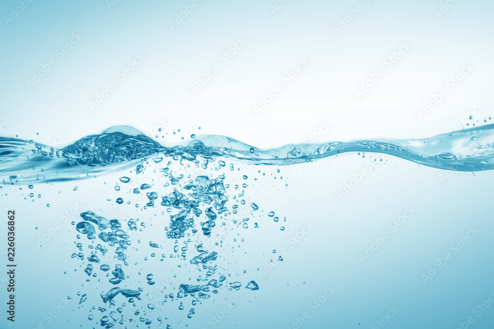 water, Water splash,water splash isolated on white background,blue water splash,  