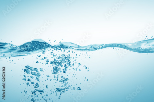 Fototapeta Naklejka Na Ścianę i Meble -  water, Water splash,water splash isolated on white background,blue water splash,  