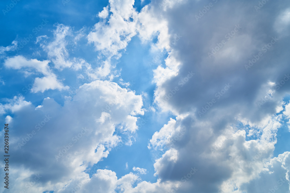 Blue Sky with Clouds Blue Sky with Clouds