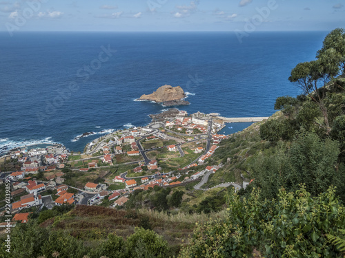 aerial view on the rocky ce...