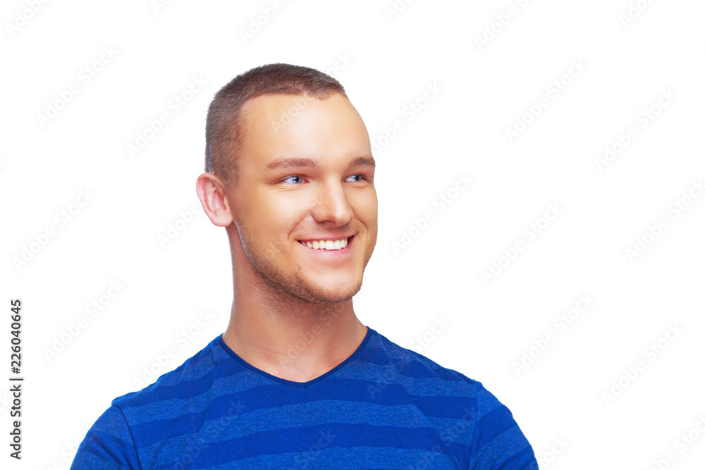 portrait of a happy smiling young man portrait of a happy smiling young man