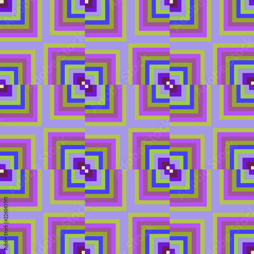 Seamless pattern background from a variety of multicolored squares.