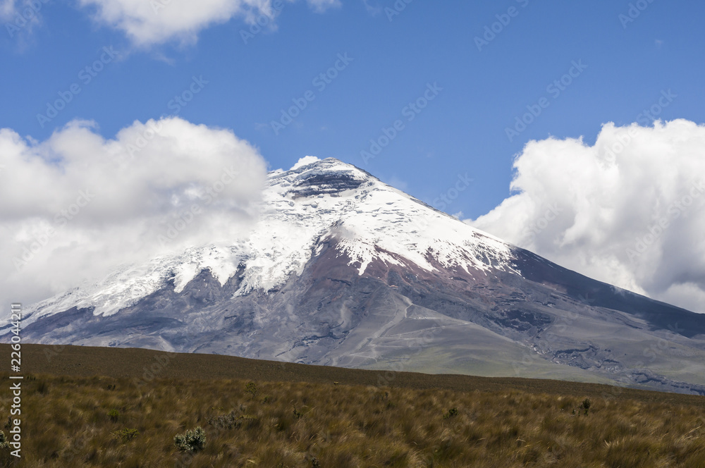Volcano Cotopaxi, Ecuador / Cotopaxi stratovolcano in the Andes of Ecuador, South America. Volcano Cotopaxi, Ecuador / Cotopaxi stratovolcano in the Andes of Ecuador, South America.