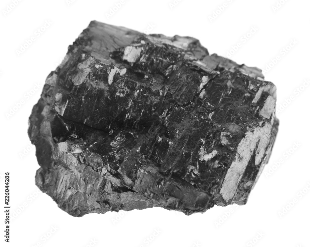 Fototapeta premium coal isolated on white background