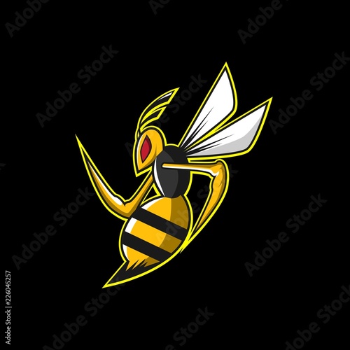 yellow bees esports logo