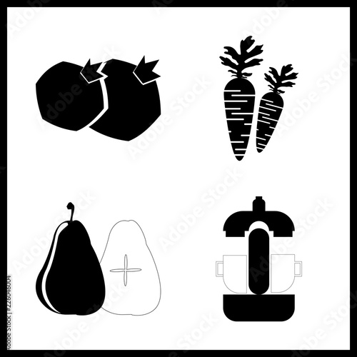 organic icons set. vegetable, environment, concept and dieting graphic works