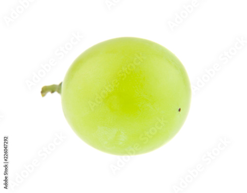 green grapes isolated on white background. Ideal for packing.