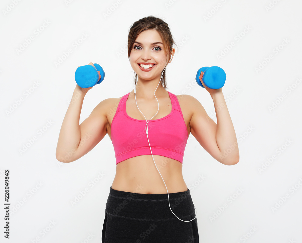 lifestyle, sport and people concept: Young girl athlete, fitnes lifestyle, sport and people concept: Young girl athlete, fitnes