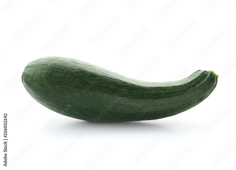 Fresh zucchini on white background Fresh zucchini on white background