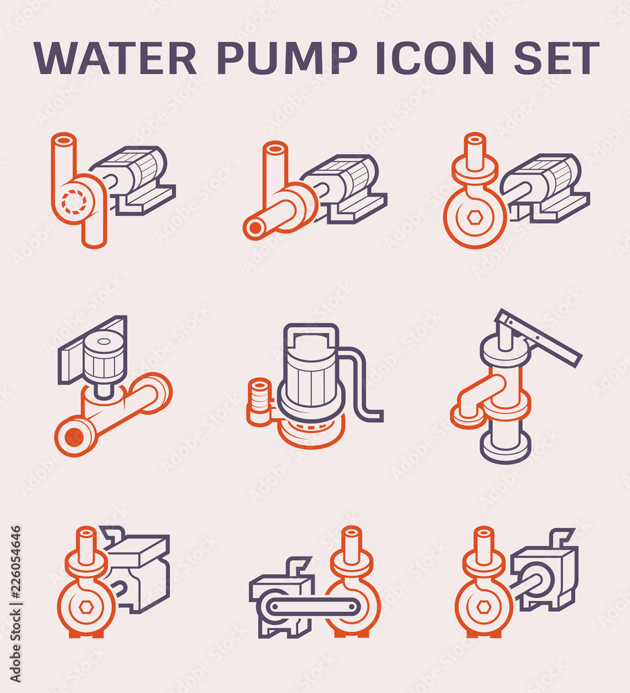 water pump icon water pump icon
