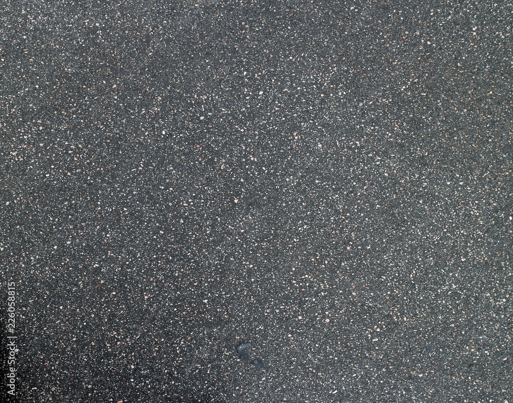 wet asphalt close up