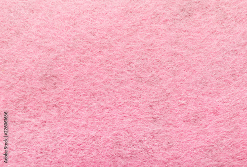 Pink felt texture as background