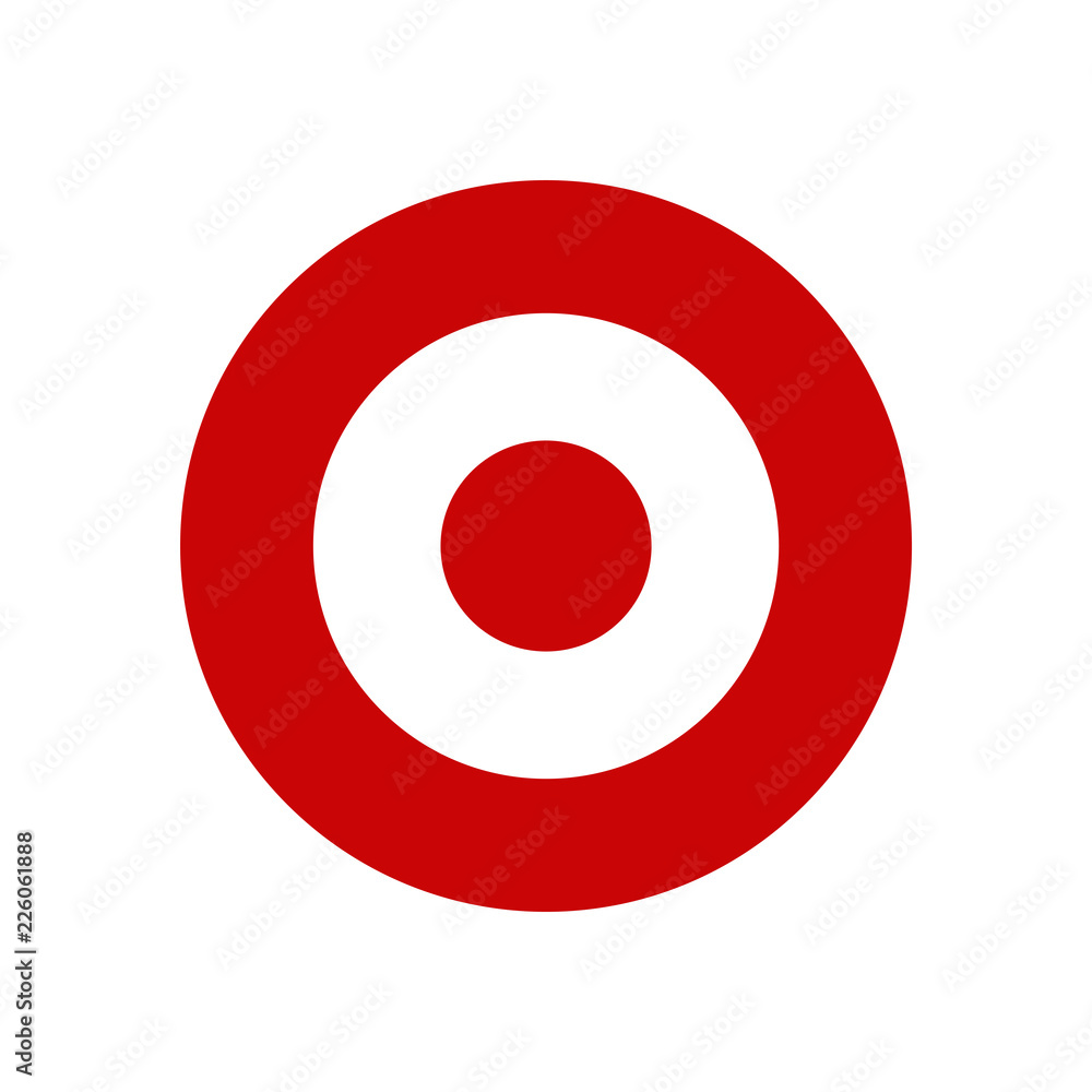 Target vector icon, goal symbol. Simple illustration, flat design for web or mobile app Target vector icon, goal symbol. Simple illustration, flat design for web or mobile app