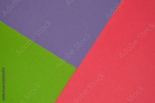red, purple and green pastel paper color for background