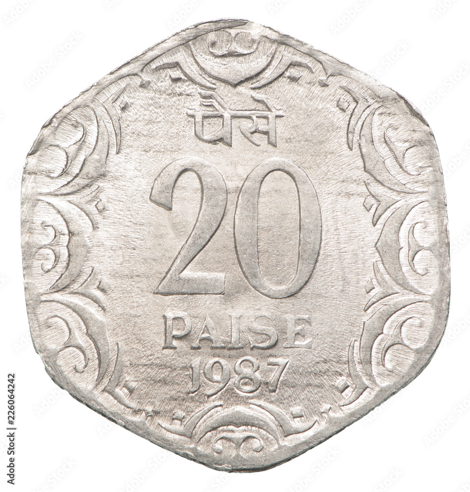 Indian paisa coin Indian paisa coin
