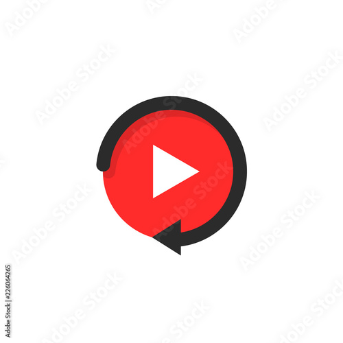 replay icon like video play button