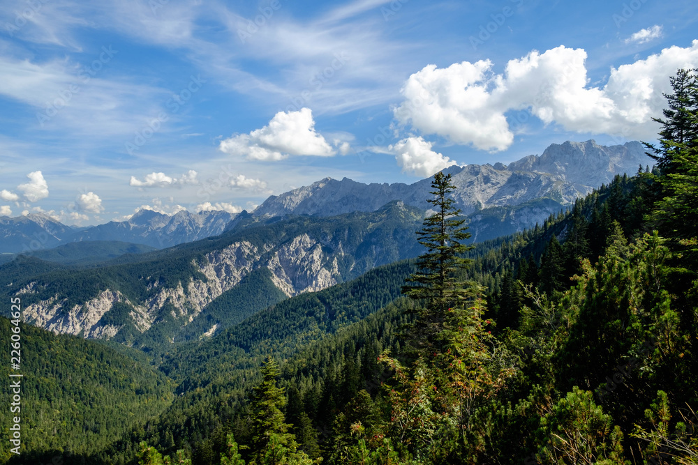 Panorama Wettersteingebirge
