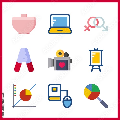 work icon. presentation and pliers vector icons in work set. Use this illustration for work works.