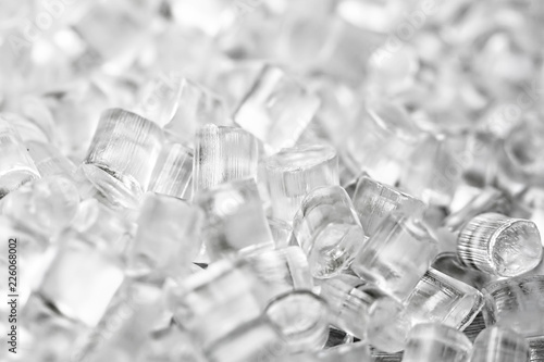 Konstfotografi Background of plastic granules