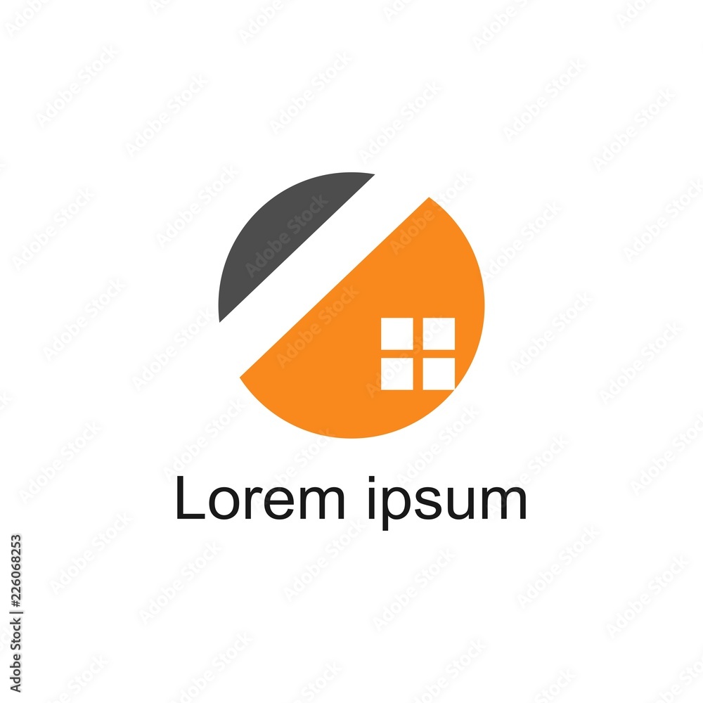 Fototapeta premium House logo.modern design.vector illustration