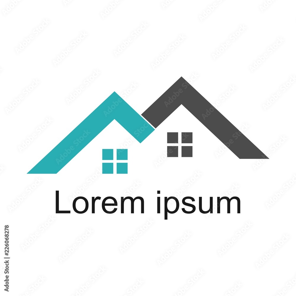 Home Logo Template.The symbol of the company for the construction repair and maintenance of the house. Vector illustration. Home Logo Template.The symbol of the company for the construction repair and maintenance of the house. Vector illustration.