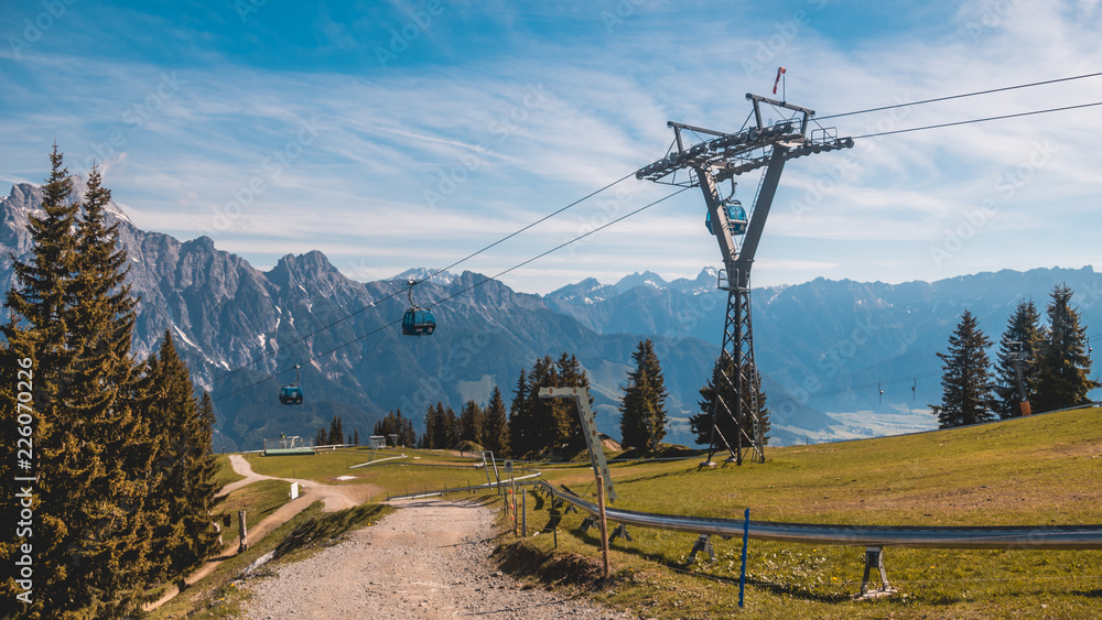 Beautiful alpine view at Leogang - Tyrol - Austria