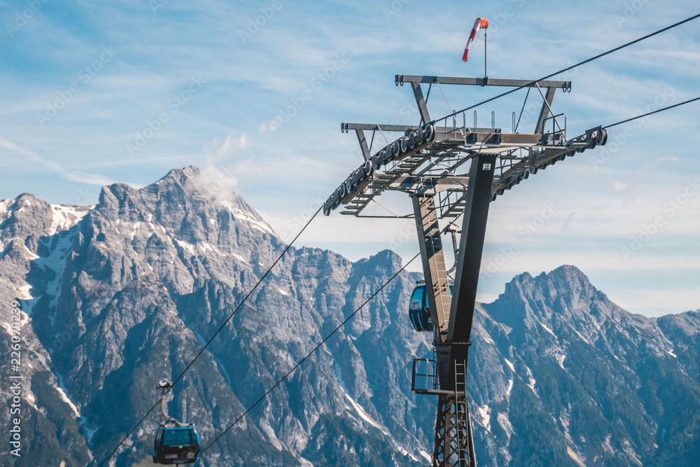 Beautiful alpine view at Leogang - Tyrol - Austria Beautiful alpine view at Leogang - Tyrol - Austria