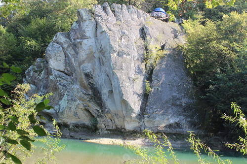 waterfall, water, nature, river, rock