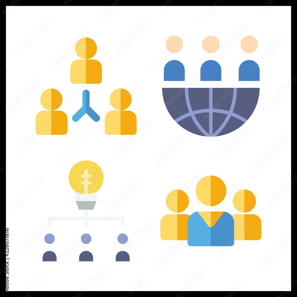 union vector icons set. teamwork in this set. union vector icons set. teamwork in this set.
