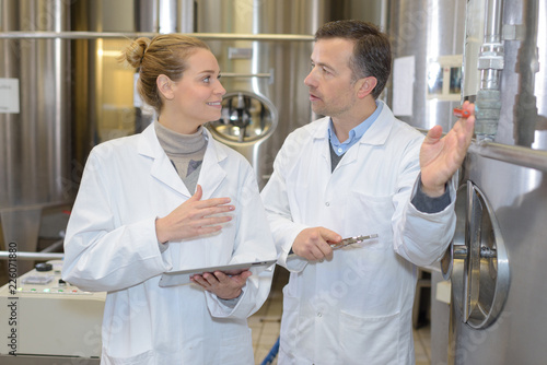 factory workersin factory