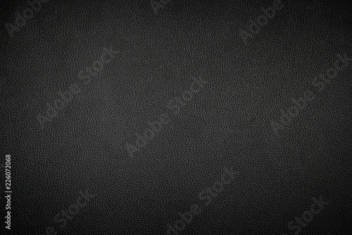 Black leather texture background photo