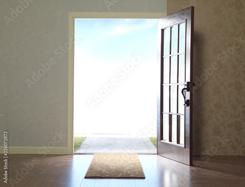 Open door photo