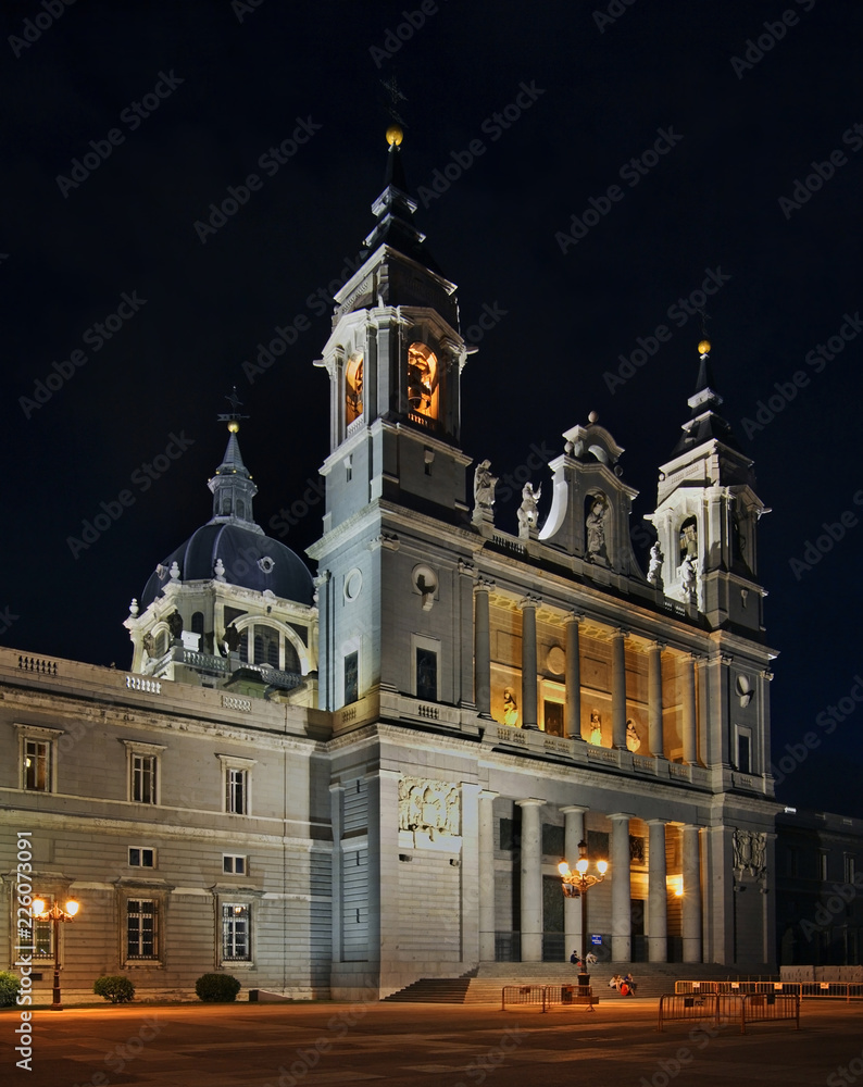 Santa Maria la Real de La Almudena in Madrid. Spain