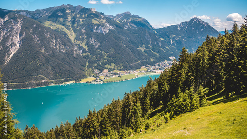 Beautiful alpine view at the Achensee - Pertisau - Tyrol - Austria
