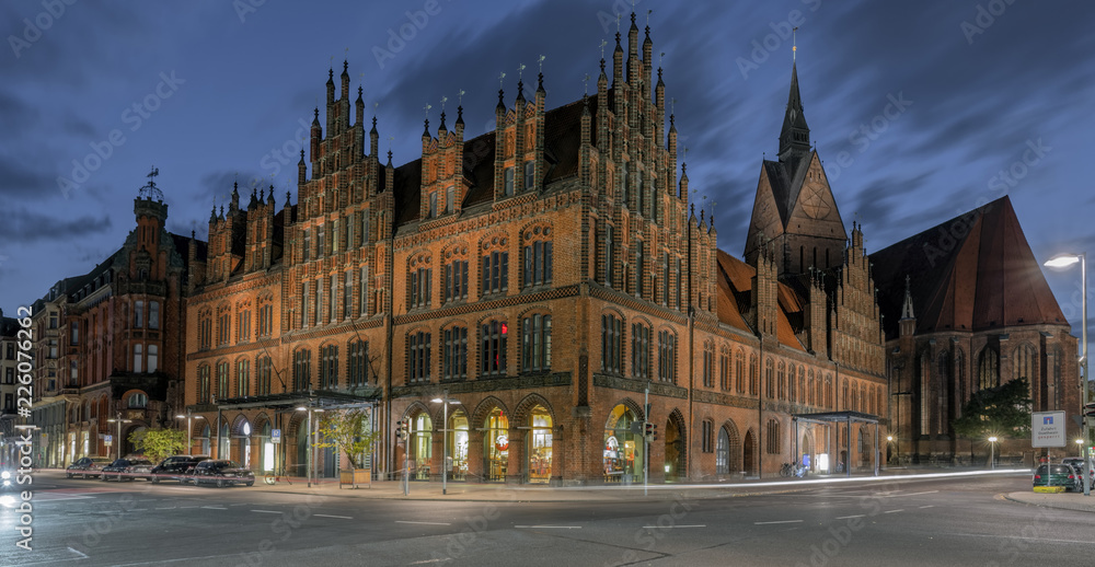 Marktkirche Hannover Altstadt Nacht