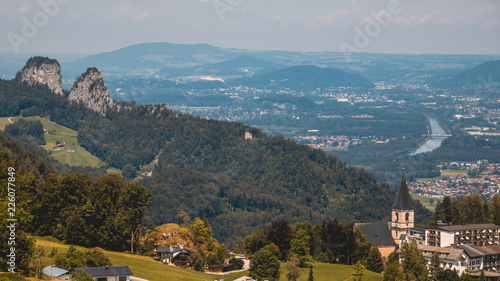 Beautiful alpine view at Hallein - Salzburg - Austria © Martin Erdniss