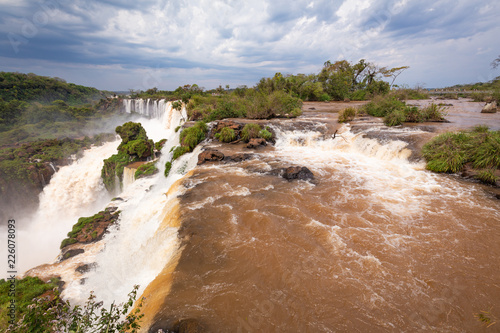 breathtaking view of iguazu waterfalls photo