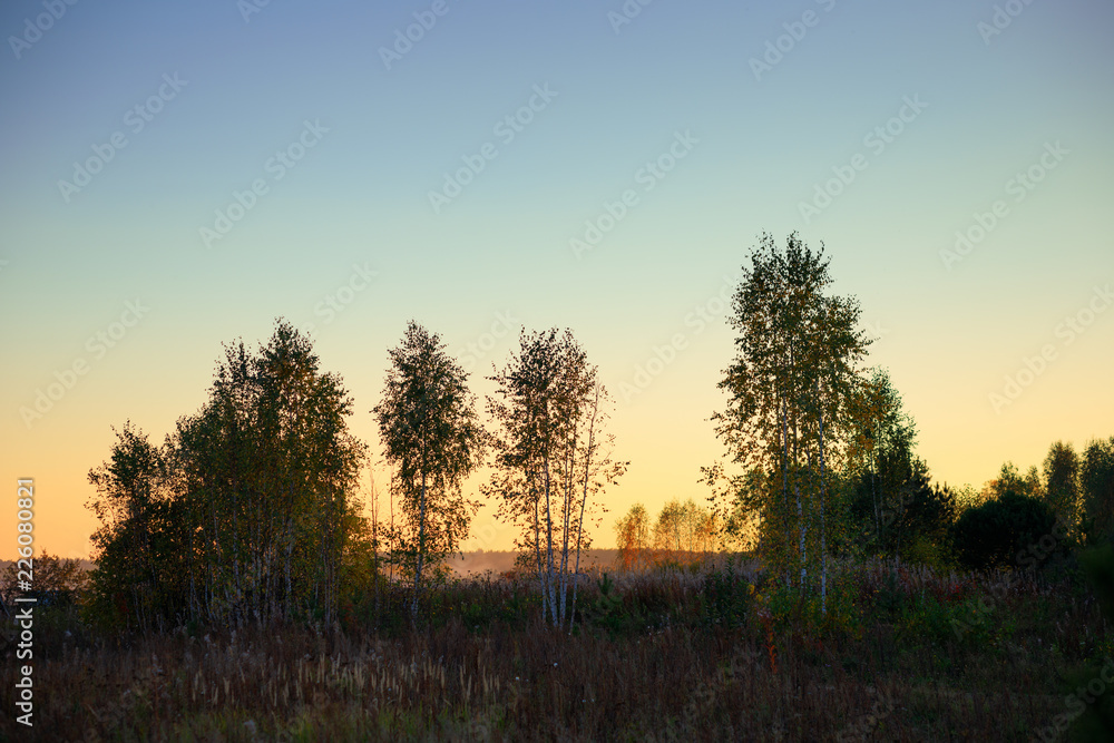 Autumn landscape of the Ural.Russia. Autumn landscape of the Ural.Russia.