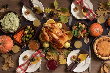 Thanksgiving Turkey Dinner with All the Sides