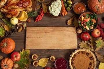 Thanksgiving dinner background