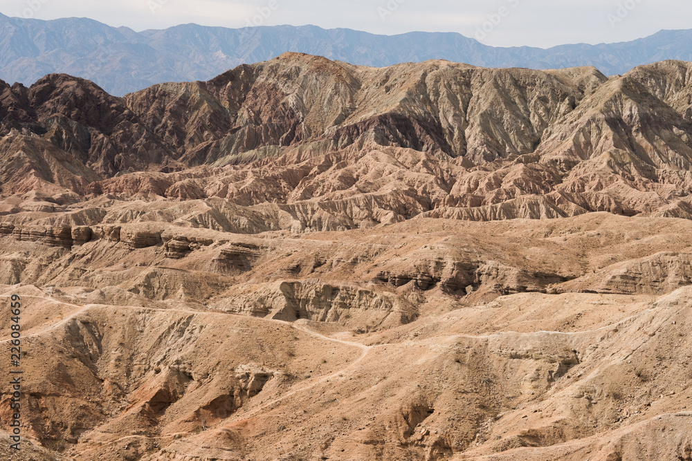 Panoramic of the California Desert Hills Panoramic of the California Desert Hills