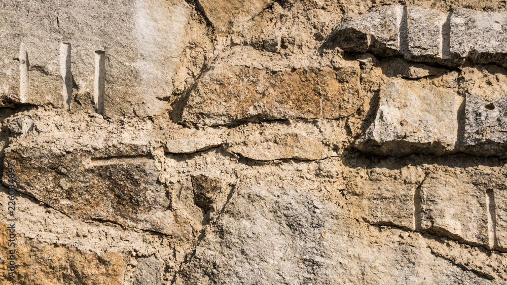 Fototapeta premium Old stone wall texture
