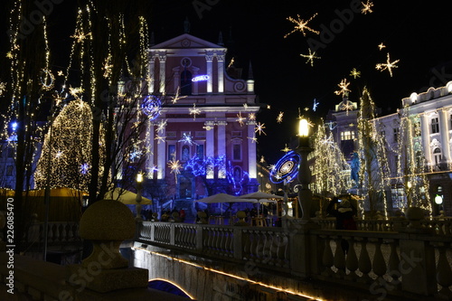 ljubljana BY NIGHT IN CHRISTMAS © claudio